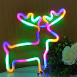 TONGER® Colorful Elk Wall LED neon light