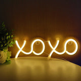 TONGER®Warm White XOXO LED Neon Sign