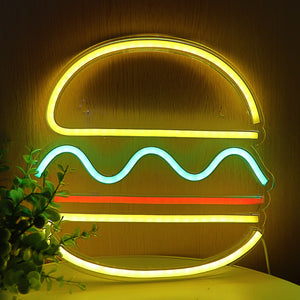 TONGER®HAMBURGER LED Neon Light