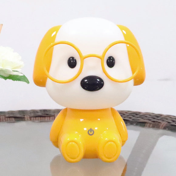 TONGER® Cute Touch Switch Dimmable chargeable Kids Cartoon DogTable Light
