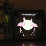TONGER® Flamingo Wall Art Picture With Light