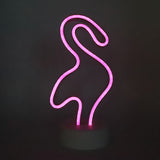 TONGER® Flamingo Double-side light Table Led Neon Light