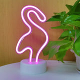 TONGER® Flamingo Double-side light Table Led Neon Light