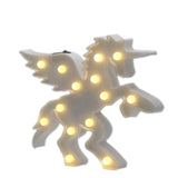 TONGER® White Fly Unicorn LED Marquee Light
