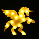 TONGER® White Fly Unicorn LED Marquee Light