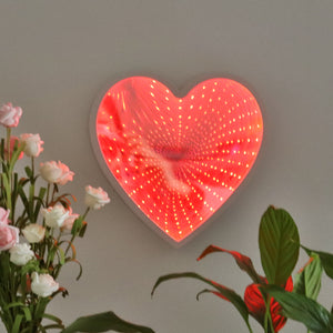 TONGER® Heart LED Infinity Mirror Lamp