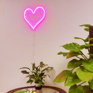 TONGER® Heart  wall LED neon sign