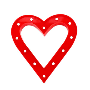 TONGER® Red Heart LED Marquee Light