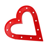 TONGER® Red Heart LED Marquee Light