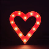 TONGER® Red Heart LED Marquee Light