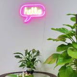 TONGER® Hello wall LED neon sign