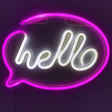 TONGER® Hello Wall LED Neon Light Sign