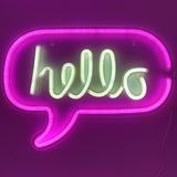 TONGER® Hello wall LED neon sign