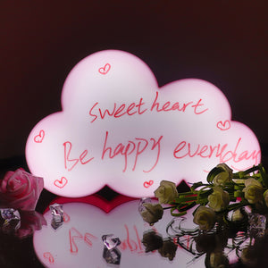 TONGER® Pink Cloud Writable Lightbox