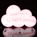 TONGER® Pink Cloud Writable Lightbox