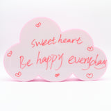 TONGER® Pink Cloud Writable Lightbox