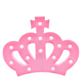 TONGER® Pink Crown LED Marquee Light