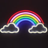 TONGER® Rainbow with Cloud wall LED neon sign