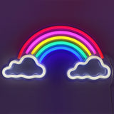 TONGER® Rainbow with Cloud wall LED neon sign