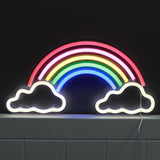 TONGER® Rainbow with Cloud wall LED neon sign