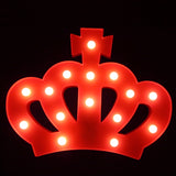 TONGER® Rose Crown LED Marquee Light
