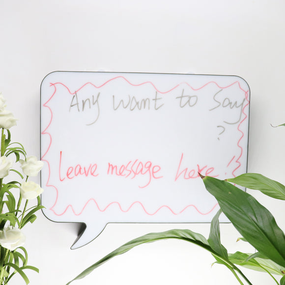 TONGER® Square Speech Bubble Lightbox