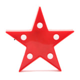 TONGER® Red Mini Star Marquee Light