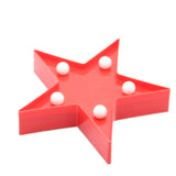 TONGER® Red Mini Star Marquee Light