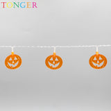 TONGER® Pumpkin Plastic String Lights