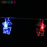 TONGER® elk plastic led string light