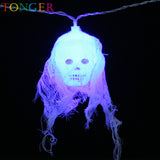 TONGER® Ghost Head Plastic String Lights