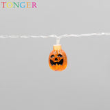 TONGER® Pumpkin Plastic String Lights