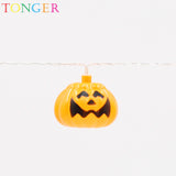 TONGER® Pumpkin Plastic String Lights