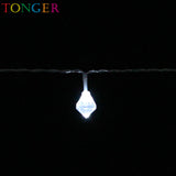 TONGER® Diamond Plastic String Lights