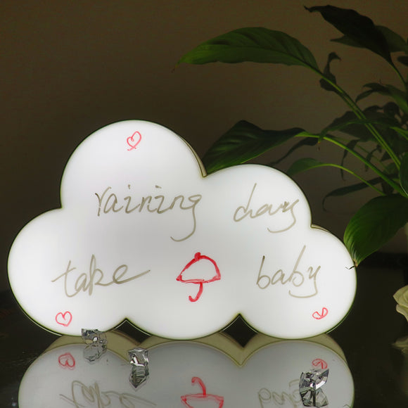 TONGER® White Cloud Writable Lightbox