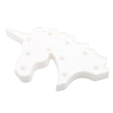 TONGER® White Unicorn Head LED Marquee Light